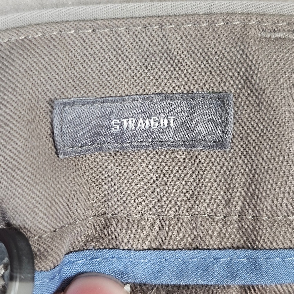 Bonobos Chino Pants Mens 36x34 Grey Straight Leg 100% Cotton‎ Flat Front - Picture 10 of 12